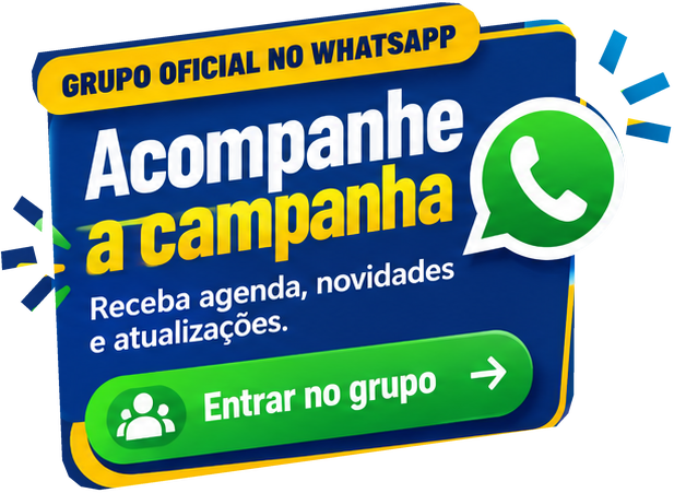 Grupo oficial no WhatsApp — Acompanhe a campanha